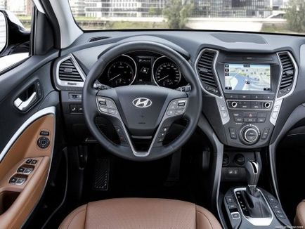 Az új Hyundai Santa Fe 2016-2017 áron Photo Videofunkciók Hyundai Santa Fe 3 értékelés