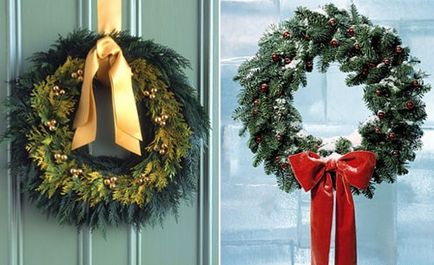 Karácsonyi dekoráció ajtók