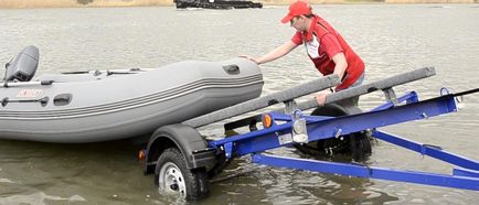 Áttekintése auto pótkocsik szállítani a gumi felfújható csónakok PVC ára, leírás