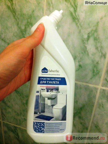 Spălătorii de toaletă sunt un agent de curățare faberlic - 