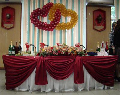 Оформлення весільного залу