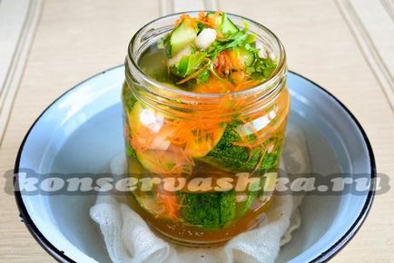 Огірки - кимчи, рецепт по-корейськи на зиму
