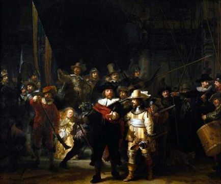 Опис картини Рембрандта «нічний дозор»