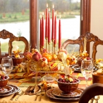 Autumnal servind în detalii decât decorarea centrul mesei - 50 de idei originale