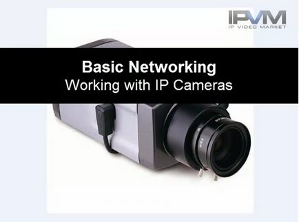 Hálózati alapismeretek IP kamerák