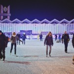 Outdoor patinoar artificial în parcul de sâcâi 2015-2016