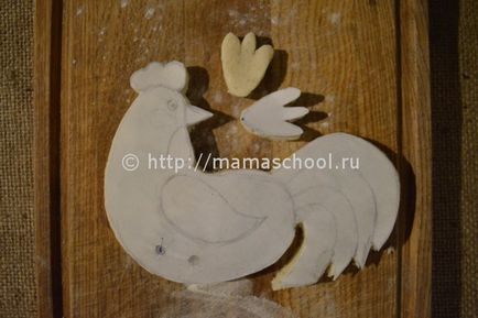 Петушок з солоного тіста своїми руками майстер-клас для дітей