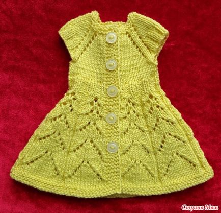 Rochie cu ace de tricotat pentru paola reina - garderoba pentru papusa - tara mamei