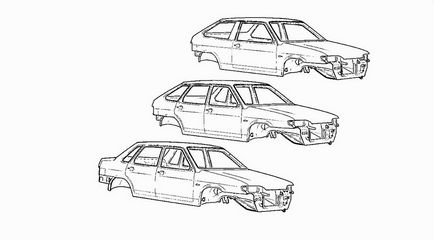 Платформа передньопривідних автомобілів ваз