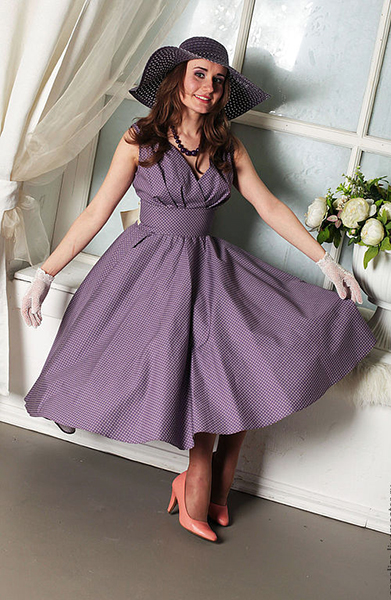 Плаття в стилі 50-х років - буйство фарб і фасонів
