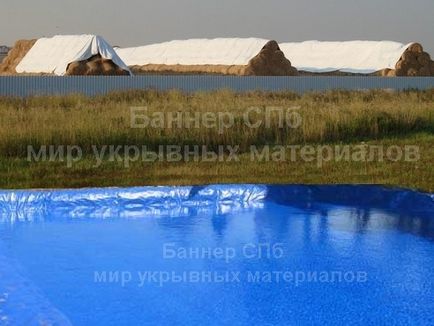 PVC fólia tavak és víztározók, a cég „a banner a St. Petersburg”