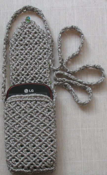 Plat pentru macrame pentru telefon - clasă - master - articole și modele