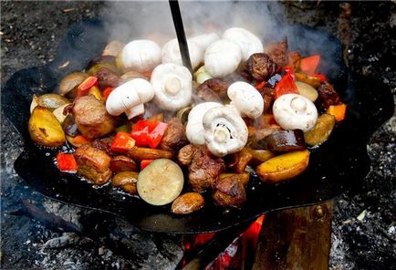 Tabăra de camping cu incredibil de delicios