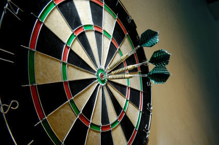 A játék szabályai a darts 501, 503