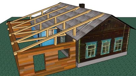 Proiectele unei case cu o baie sub un acoperiș