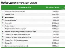 Процесът на създаване на личен профил в мегафон или услуга ръководство