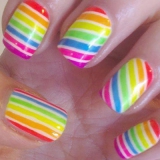 Rainbow manikűr ötletek képek (fotók) Rainbow manikűr ötletek fotók
