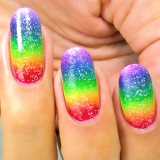 Rainbow manikűr ötletek képek (fotók) Rainbow manikűr ötletek fotók