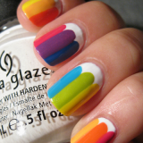 Rainbow manikűr ötletek képek (fotók) Rainbow manikűr ötletek fotók
