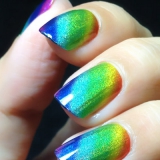 Rainbow manikűr fotó ötletek (ötletek) Rainbow manikűr ötletek fotók