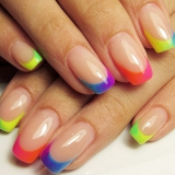 Rainbow manikűr ötletek képek (fotók) Rainbow manikűr ötletek fotók
