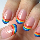 Rainbow manikűr ötletek képek (fotók) Rainbow manikűr ötletek fotók