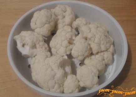 Recept párolt karfiol krém