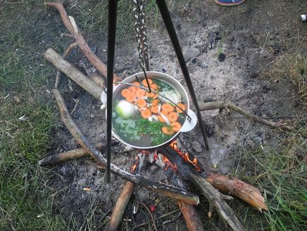 Recept halászlé a tűz fotók