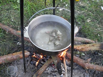 Recept halászlé a tűz fotók