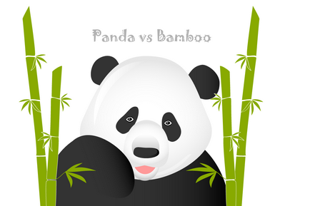Rajzolj egy panda illusztrátor