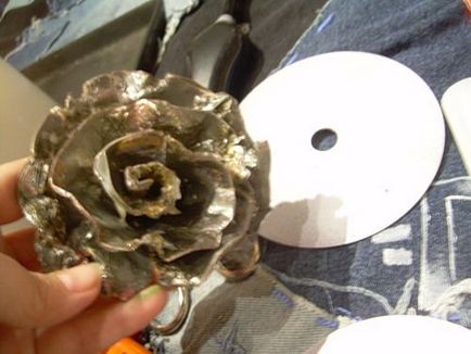 Роза з cd-дисків - ярмарок майстрів - ручна робота, handmade