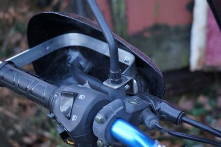 Саморобна захист рук від вітру на мотоцикл