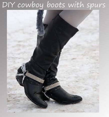 Boots with spurs (diy)