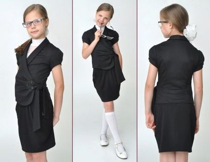 Училище рокля за ученик в гимназията (50 снимки) стилове и модели