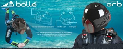 Casca pentru scufundări orb - acum sub apă pentru a respira mai ușor