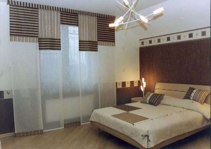 Perdele în dormitor - fotografie, noutăți, design