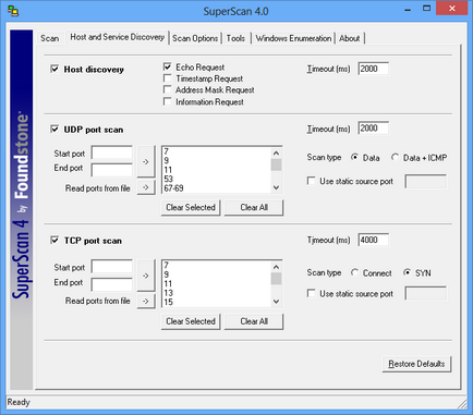 Töltse superscan 4 (domain) Letöltés SuperScan 4