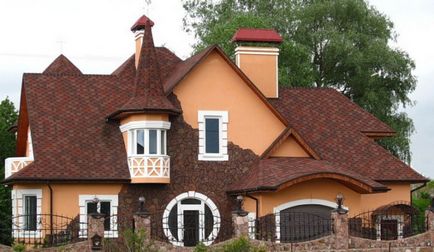 Складний дах двосхилі і різнорівневі конструкції