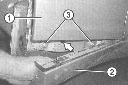 Demontarea și instalarea aripii din față mercedes-benz w203