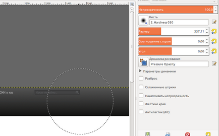 Creați un design de site web folosind programul gimp