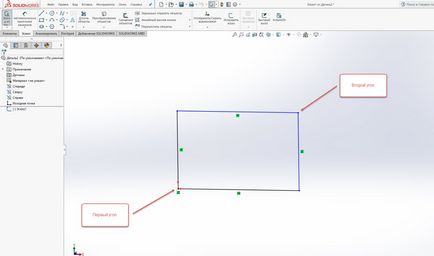 Створення ескізу в solidworks