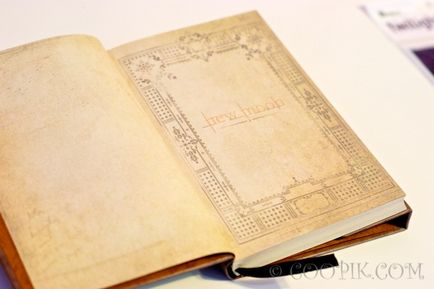 старовинний щоденник