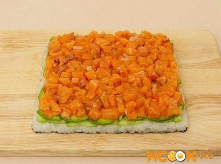 Sushi torta - a recept egy fotót, hogy hogyan lehet otthon (sushi sütemény otthon) Sushi torta - a recept egy fotót, hogy hogyan lehet otthon