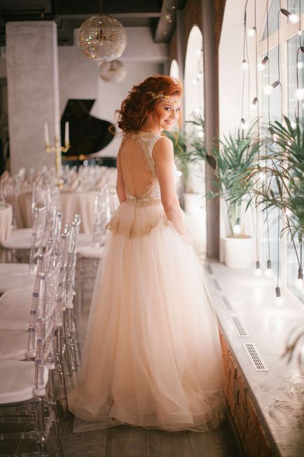 Весільна сукня - персикові мрії студія весільної сукні Катерини Яроцькій