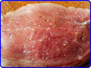 Carne de porc cu kiwi coapte în cuptor cu o fotografie - retete cu o fotografie