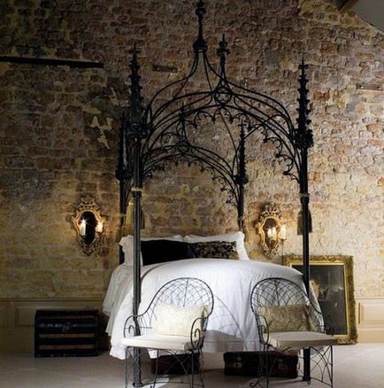 Misterios Gotic dormitor Design interior
