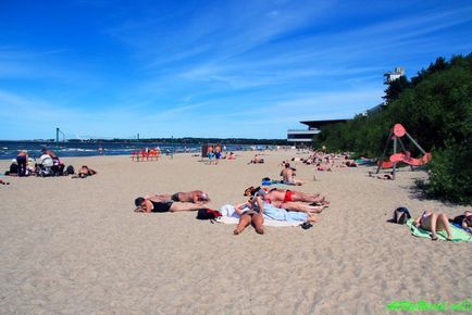 Tallinn, plaja de pirită, mănăstirea Sf. Brigitte