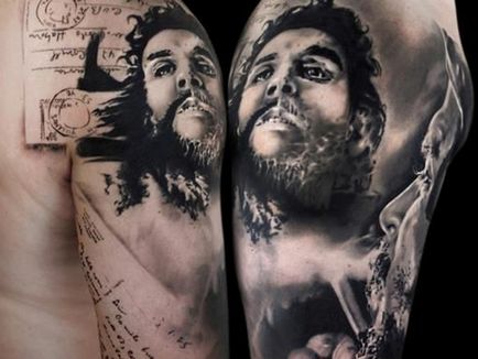 Tattoo de Che Guevara - adică, schițe de tatuaje și fotografii