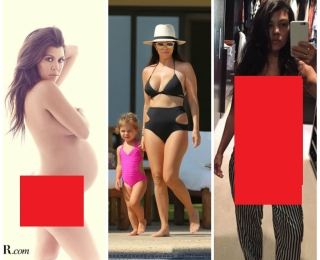 A test a szakmában! Kourtney Kardashian észrevehetően vékonyabb (fotó)