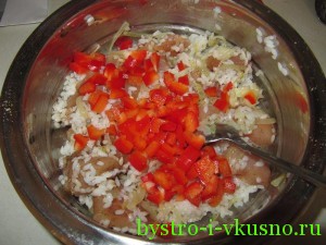 Гарбуз з рисом і куркою - покроковий рецепт з фото, швидко і смачно